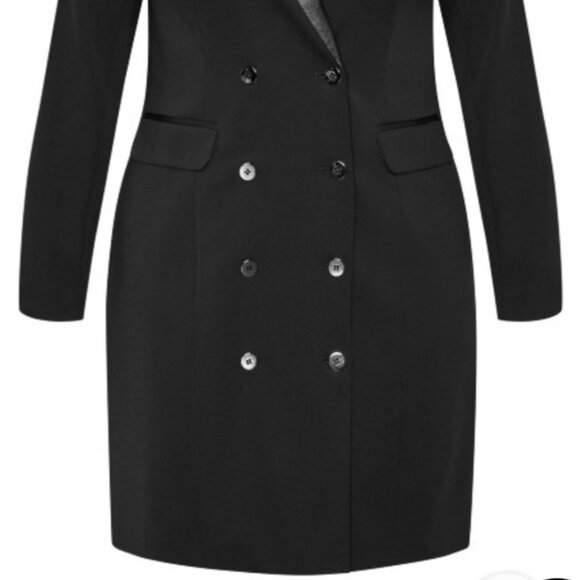 City Chic Tuxedo Dress New With Tags - Picture 4 of 10